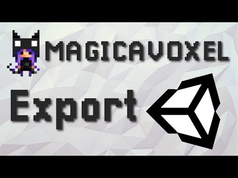 Export / Import - De MagicaVoxel para Unity