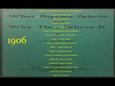 What Baptists Believe and Why They Believe It  by J.G. Bow: Chapter 14: Design of Baptism