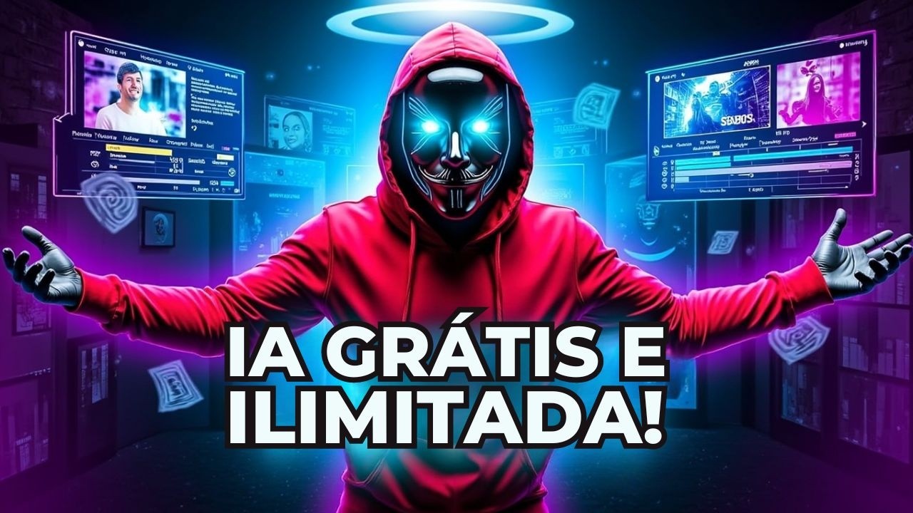IA GRÁTIS E ILIMITADA PARA GERAR VÍDEOS PARA CANAL DARK!