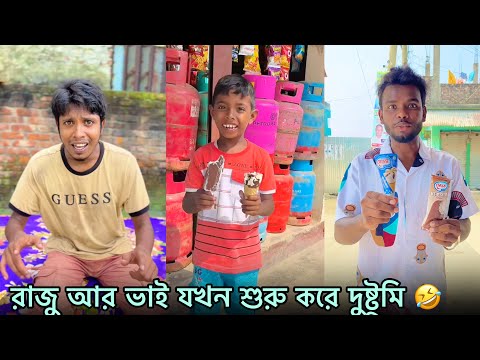 রাজু আর ভাই যখন শুরু করে দুষ্টুমি 🤣 | Raju & Brother Funny Comedy | Part 24 | NLF Sohel Official
