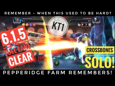 Full 6.1.5 Clear Including Crossbones Solo! 6* Rank 3 Corvus Shreds It Under 9 Minutes!