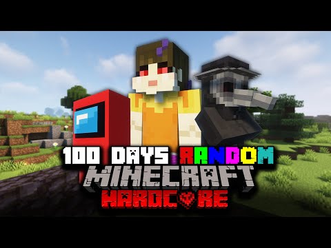 100 Days In Hardcore Minecraft But With RaNDoM MoDs...
