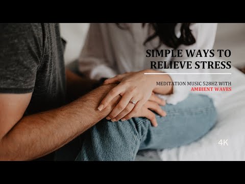 Couple feeling the vibration of nature sound with 4k view video #relaxingmusic #couple