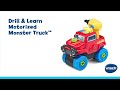 Drill Learn Motorized Monster Truck Demo Video VTech Toys