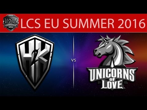 [LoL Highlights] H2k vs UOL G1 | LCS EU Summer 2016 (24.06.2016) - H2k-Gaming vs Unicorns Of Love