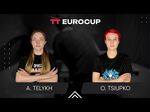 15:30 Anastasiia Telykh - Oleksandra Tsiupko 06.09.2025 TT Euro.Cup Women Ukraine Star. TABLE 3