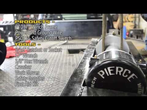  PIERCE PS654 Electric Winch Install – video thumbnail