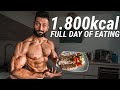 1.800kcal Full Day Of Eating | 3 Tage vorm Wettkampf (FETTVERBRENNUNG EXTREM)