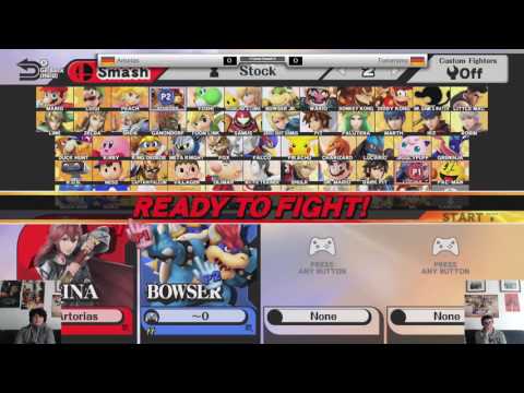 5SS II - Rendon (Bowser) vs Artorias (Lucina, Marth) - R1