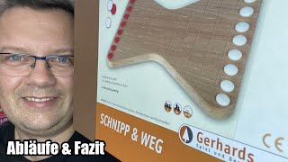 Schnipp & Weg (Gerhards Spiel und Design) - abstraktes Spiel für 2 Personen