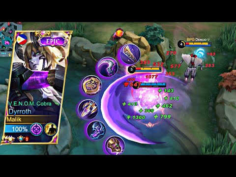 Dyrroth PURPLE Build is SUPER DEADLY! (must tryy!!!)