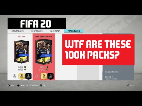WTF ARE THESE 100k packs?!?!- FIFA 20