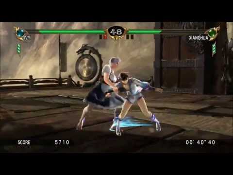 Soul Calibur 4 Ivy dressed as a schoolgirl and a maid