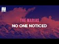 The Marias No One Noticed Lyrics