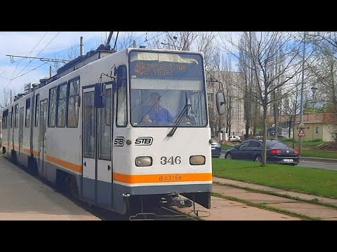 Linia 40 (Complex Comercial Titan - Piata Sfanta Vineri) cu V3A-93 346 • 09.04.2022