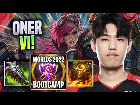 ONER TRIES VI IN NA SOLOQ! - T1 Oner Plays Vi JUNGLE vs Olaf! | Bootcamp 2022