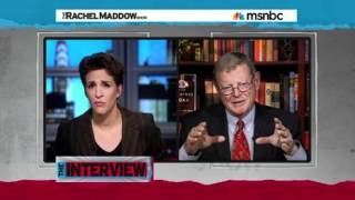 Rachel Maddow Confronts James Inhofe (Part 3/3)