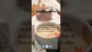 Download lagu NOVEMBER | SELAMAT DATANG KEMBALI... mp3