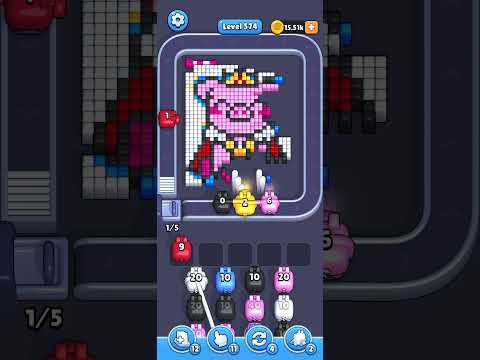 Pixel Flow Level 574 Walkthrough