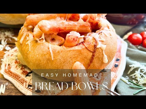 Easy Freshly Baked Bread Bowls