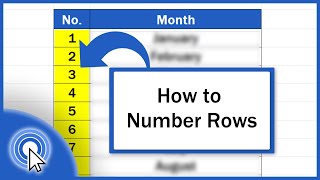How to Number Rows in Excel (The Simplest Way)