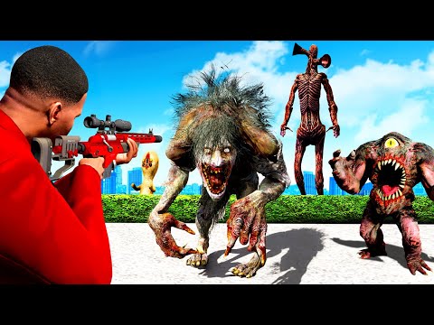 Hunting EVERY MONSTER in GTA 5!
