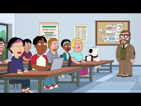 Family Guy - Brian can't come up with gripping story ideas