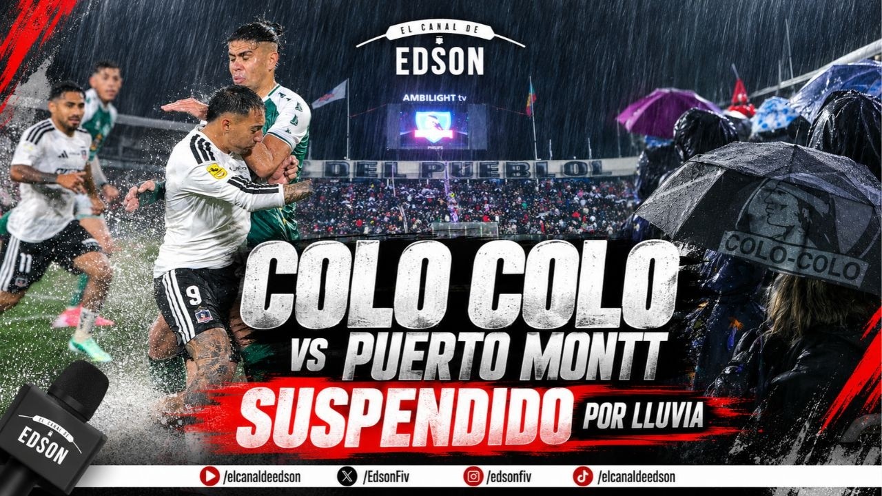 SUSPENDIDO POR LLUVIA: COLO COLO AUMENTA LA DIFERENCIA CON PUERTO MONTT
