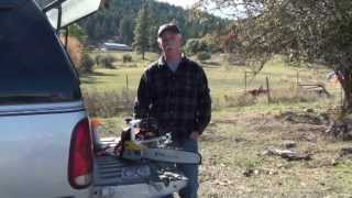 GETTING FIREWOOD? Chainsaw Measuring Tool -- NO MARKING, JUST CUTTING!