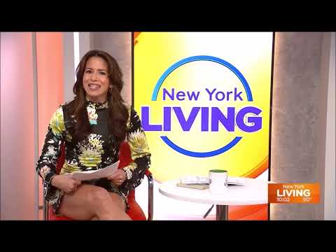 Marysol Castro in a short satin floral dress (5-4-2023)