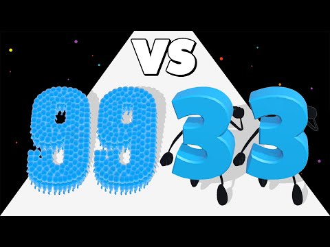 SCALE NUMBER RUNNER (vs) CROWD NUMBER 3D - Level Up Number Run Race Stack Master Max Level Freeplay