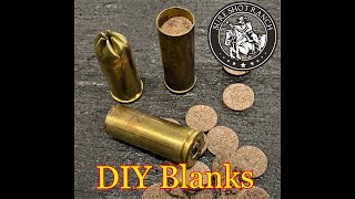 DIY Blanks - How to make your own gun blanks for cowboy mounted shooting or reenacting.