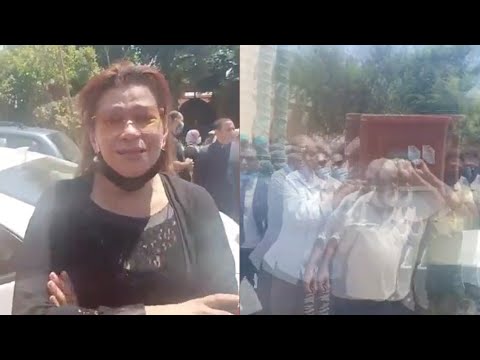 انهيار فاطمة ناعوت في جنازة سمير الإسكنداني