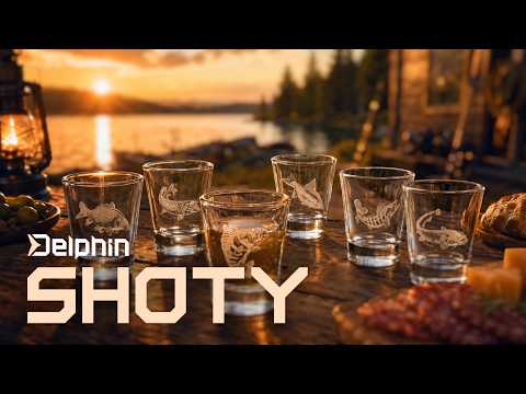 Set skleněných skleniček Delphin SHOTY 6v1