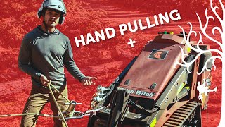 Safer Rope Pulling ! No more breaking ropes with your truck or skid steer | Arborist pro tips