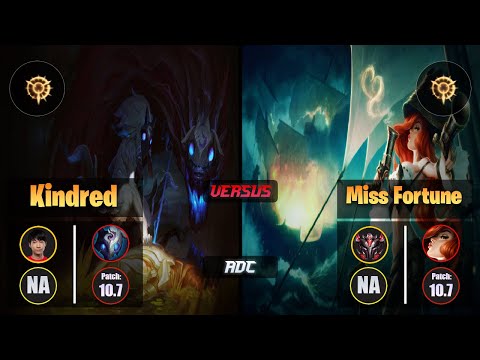 Cody Sun KINDRED (ADC) [Press the Attack] VS MISS FORTUNE - Grandmaster NA Patch 10.7