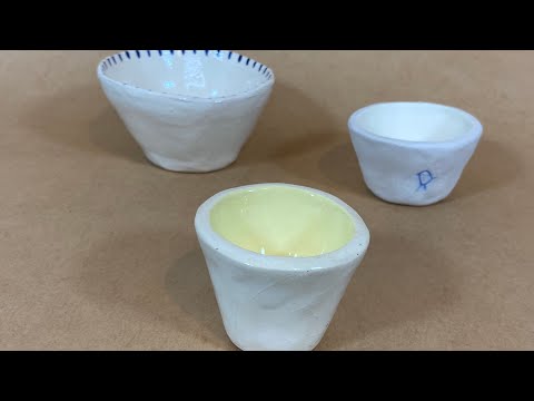 Hand Built Pottery - Ceramic egg cup