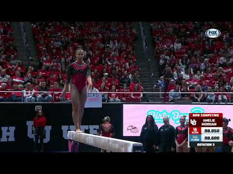 Amelie Morgan 9.875 Beam Utah vs UCLA 3-15-25