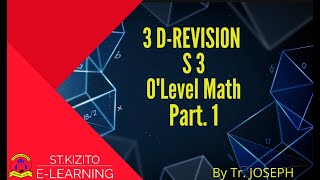 3 D REVISION PART 1