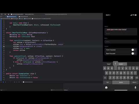 "Production" SwiftUI — Building a Better TextField