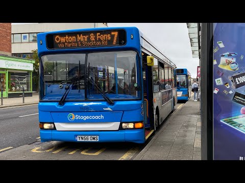 Old School Frenzy! Stagecoach Hartlepool 35336 YN56 OMS And Stagecoach Hartlepool 35231 YN56 OML