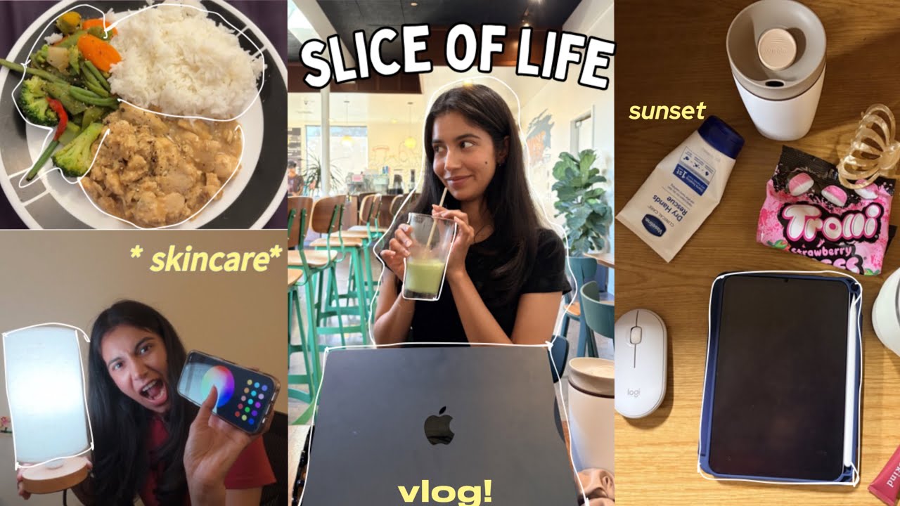 first YouTube video 💻 productive days in my life, skincare, unboxing packages and more