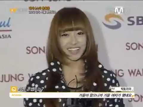Victoria - MNET wind (Son Jung Wan - Seoul Fashion week 2012)