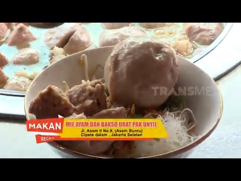 Hans Hosman Jajan Mie Ayam & Bakso Urat Pak Unyil | MAKAN RECEH (04/08/22)