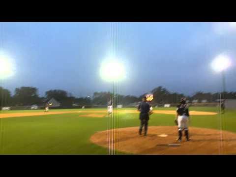 Jackson fields & throws runner out at 1st