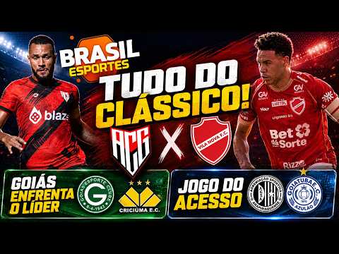 TUDO DO CLÁSSICO / GOIÁS PEGA O LÍDER / GOIATUBA JOGA PELO ACESSO
