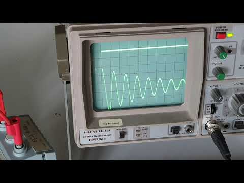 Elektromagnetischer Schwingkreis (knapp 20kHz)