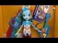 Кукла Рейнбоу Деш - распаковка и обзор Девушки из Эквестрии / Equestria Girls 