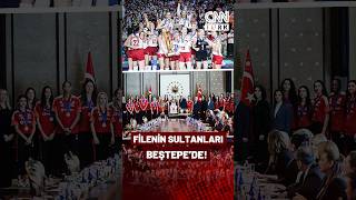 Filenin Sultanları Beştepe'de! Erdoğan A Milli Takım Voleybol Takımını