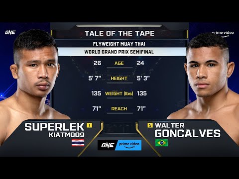 Superlek Kiatmoo9 vs. Walter Goncalves | ONE Championship Full Fight